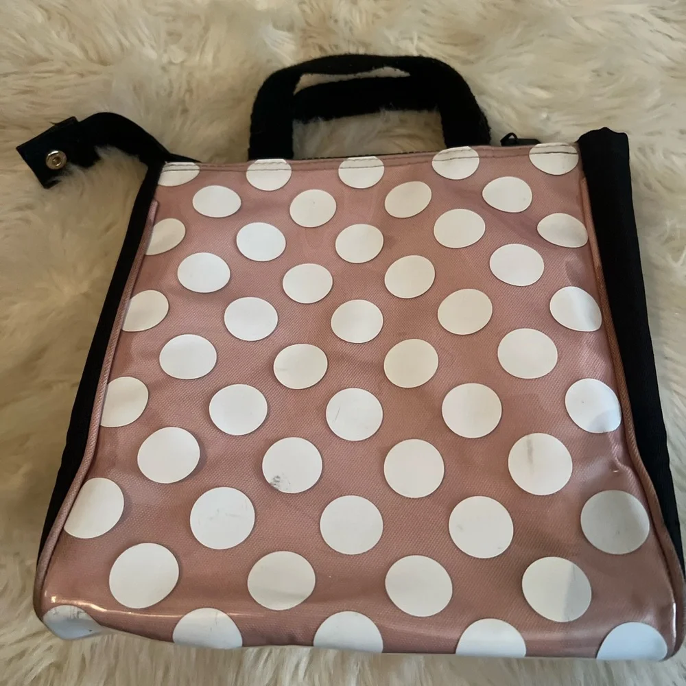 Kate Spade Pink Polka Dot Women's Lunch Bag